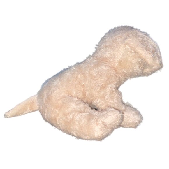 Soft Beige Plush Puppy Dog Stuffed Animal Toy - Picture 3 of 7